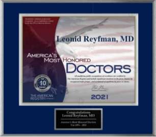Most Honored Doctors 2021